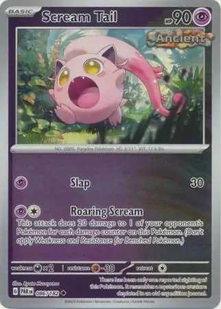 Scream Tail Reverse Holo