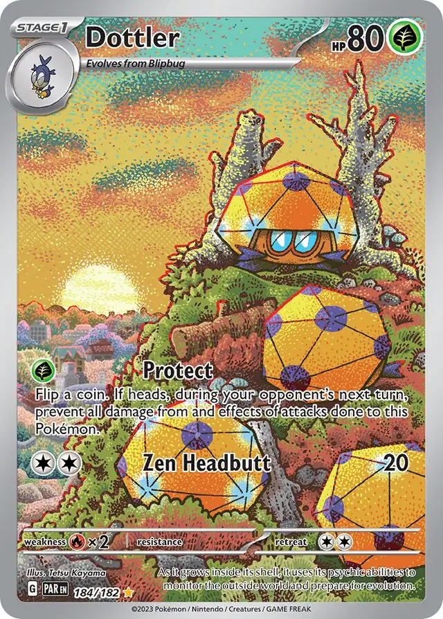 Dottler Pokemon card from Paradox Rift