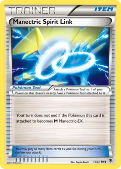 Manectric Spirit Link Pokemon card from Phantom Forces
