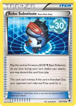 Robo Substitute Pokemon card from Phantom Forces