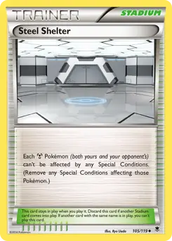 Steel Shelter Pokemon card from Phantom Forces