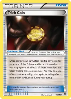 Trick Coin Pokemon card from Phantom Forces