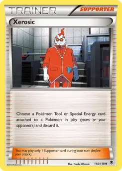 Xerosic Pokemon card from Phantom Forces
