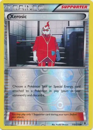 Xerosic Reverse Holo Pokemon card from Phantom Forces