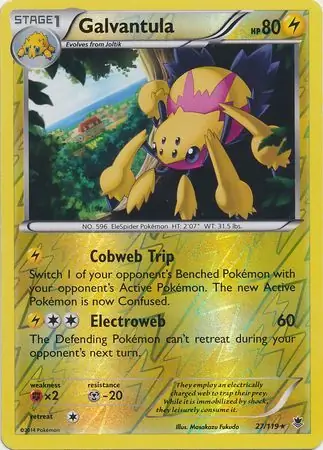 Galvantula Reverse Holo