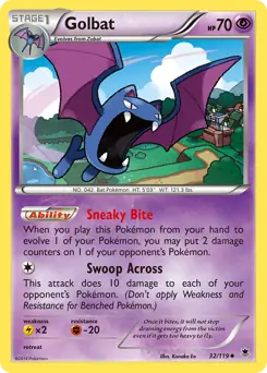 Golbat Pokemon card from Phantom Forces