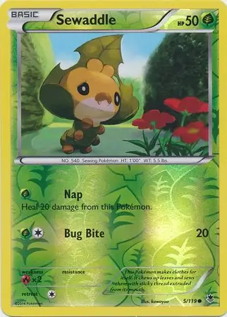 Sewaddle Reverse Holo