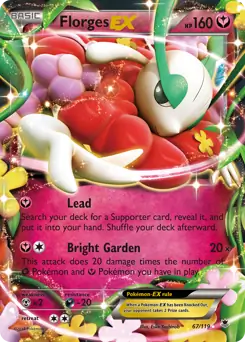 Florges EX Pokemon card from Phantom Forces