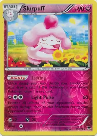 Slurpuff Reverse Holo Pokemon card from Phantom Forces