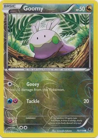 Goomy Reverse Holo Pokemon card from Phantom Forces