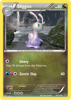 Sliggoo Pokemon card from Phantom Forces