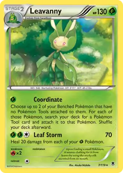 Leavanny Pokemon card from Phantom Forces