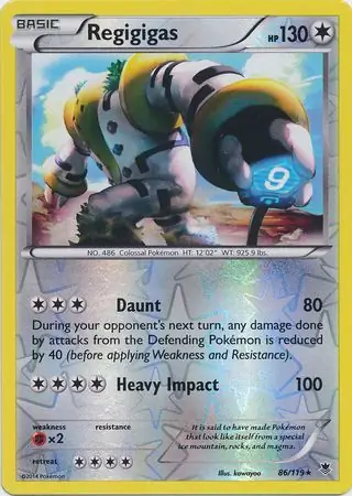Regigigas Reverse Holo