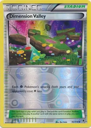 Dimension Valley Reverse Holo Pokemon card from Phantom Forces