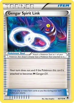 Gengar Spirit Link Pokemon card from Phantom Forces