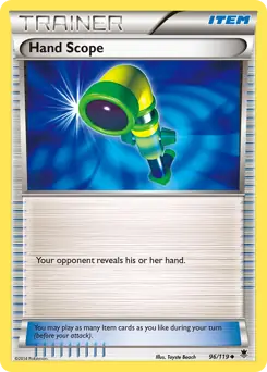 Hand Scope Pokemon card from Phantom Forces