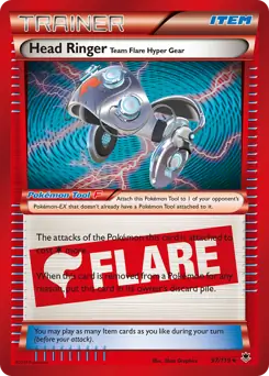 Head Ringer Holo Pokemon card from Phantom Forces