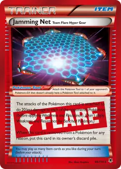 Jamming Net Pokemon card from Phantom Forces
