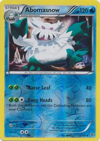 Abomasnow Reverse Holo
