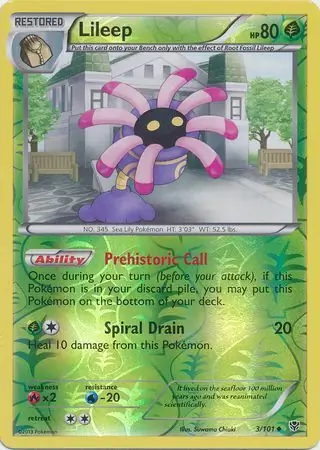 Lileep Reverse Holo