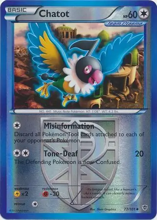 Chatot Reverse Holo