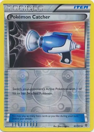 Pokemon Catcher Reverse Holo Pokemon card from Plasma Blast