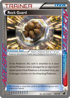 Rock Guard Pokemon card from Plasma Freeze
