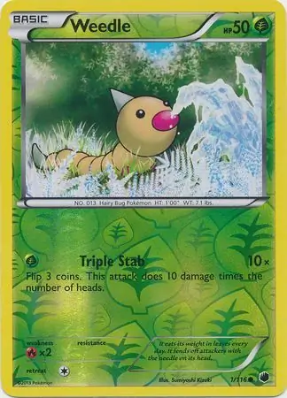 Weedle Reverse Holo