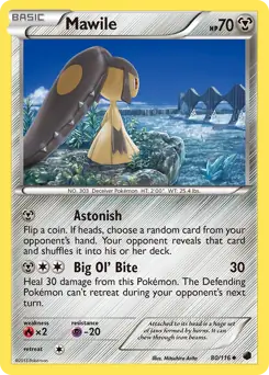 Mawile Pokemon card from Plasma Freeze