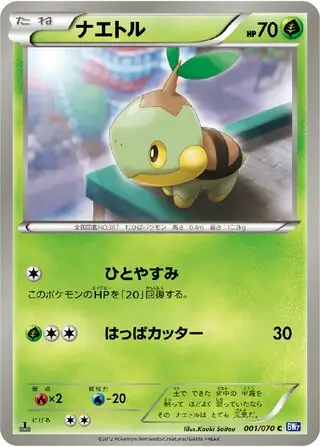 Turtwig Pokemon card from Plasma Gale