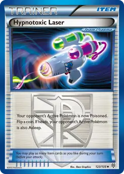 Hypnotoxic Laser Pokemon card from Plasma Storm