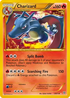 Charizard Secret Pokemon card from Plasma Storm