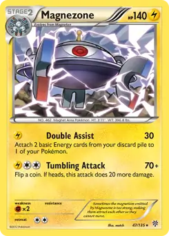 Magnezone Pokemon card from Plasma Storm