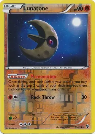 Lunatone Reverse Holo