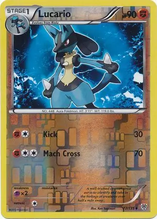 Lucario Reverse Holo