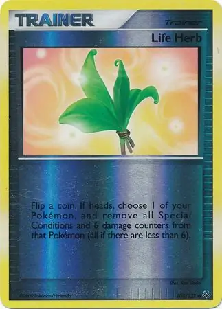 Life Herb Reverse Holo Pokemon card from Platinum