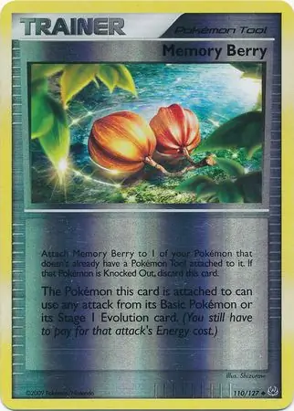 Memory Berry Reverse Holo Pokemon card from Platinum