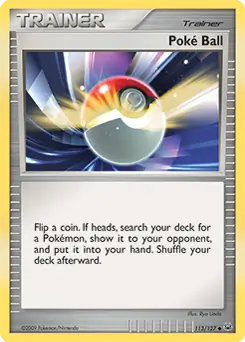 Poke Ball Pokemon card from Platinum