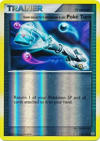 Team Galactic's Invention G-105 Poke Turn Reverse Holo Pokemon card from Platinum