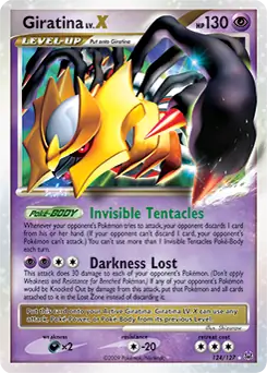 Giratina Lv.X Pokemon card from Platinum