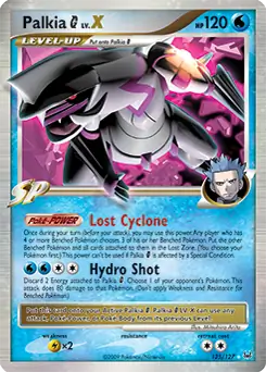 Palkia G Lv.X Pokemon card from Platinum