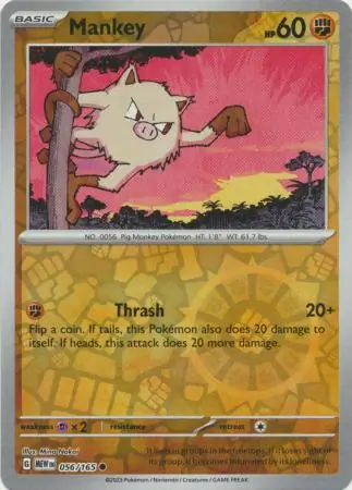 Mankey Reverse Holo