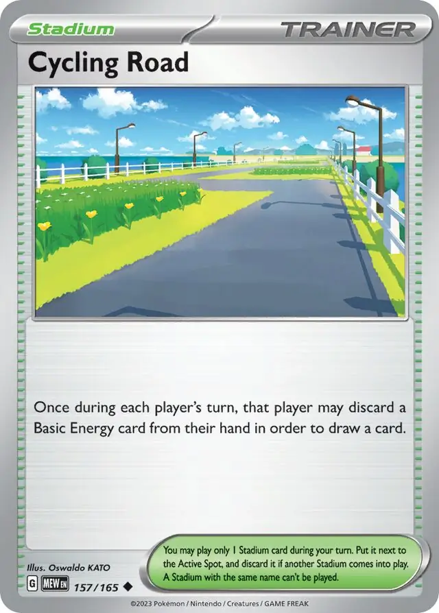 Cycling Road Pokemon card from Pokemon Card 151