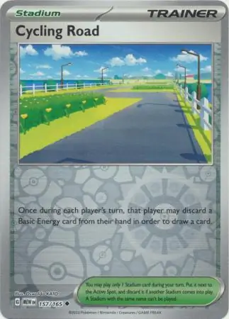 Cycling Road Reverse Holo Pokemon card from Pokemon Card 151