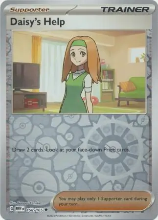 Daisy's Help Reverse Holo Pokemon card from Pokemon Card 151