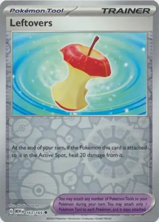Leftovers Reverse Holo Pokemon card from Pokemon Card 151