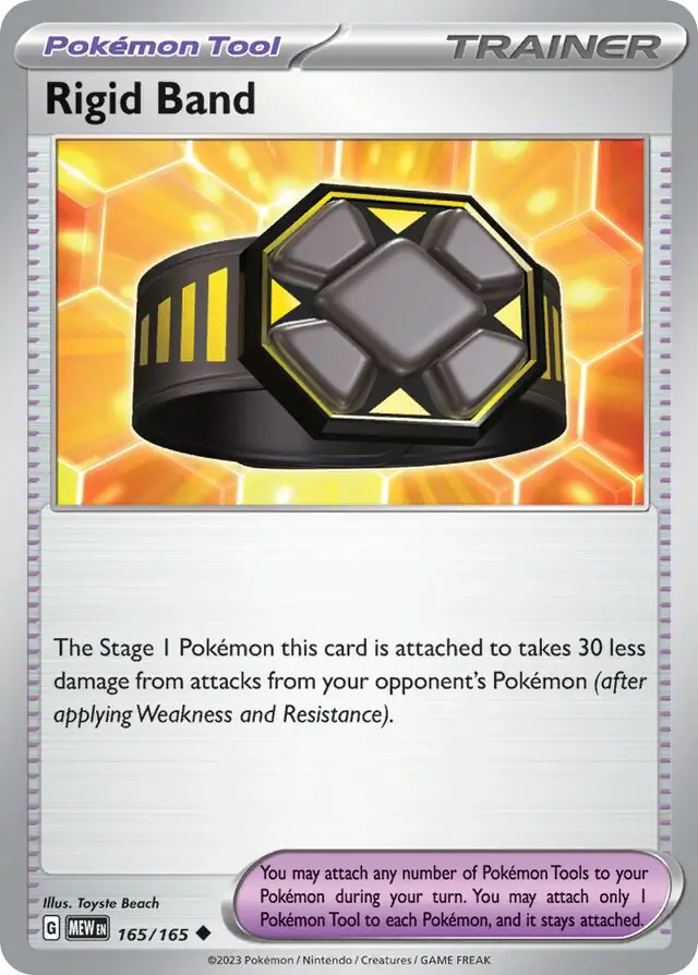 Rigid Band Pokemon card from Pokemon Card 151