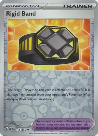Rigid Band Reverse Holo Pokemon card from Pokemon Card 151