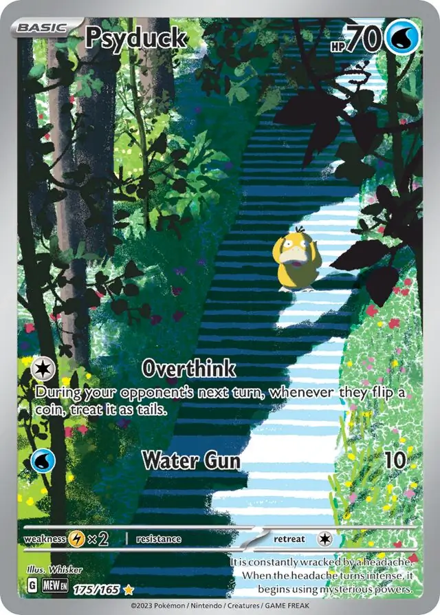 Psyduck Pokemon card from Pokemon Card 151