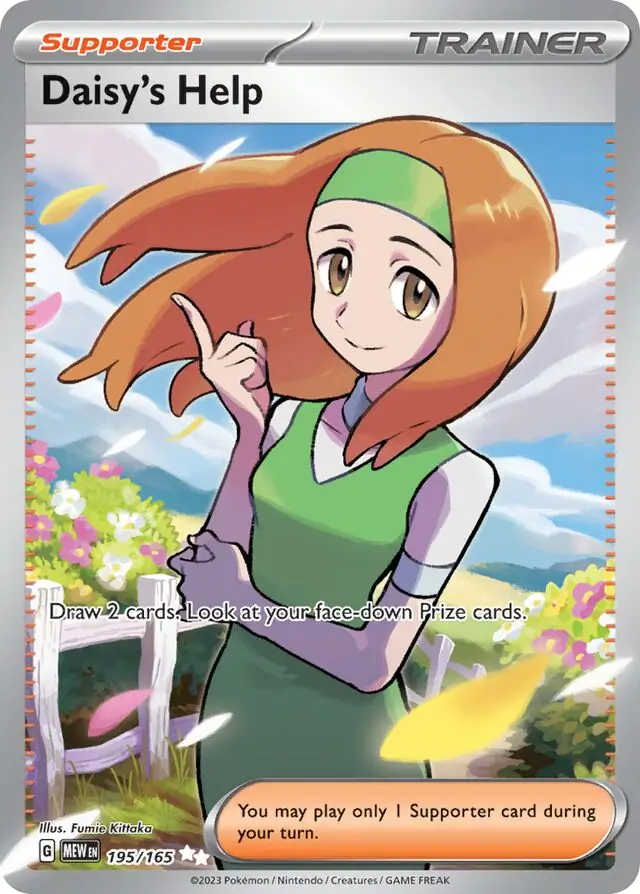 Daisy's Help Pokemon card from Pokemon Card 151